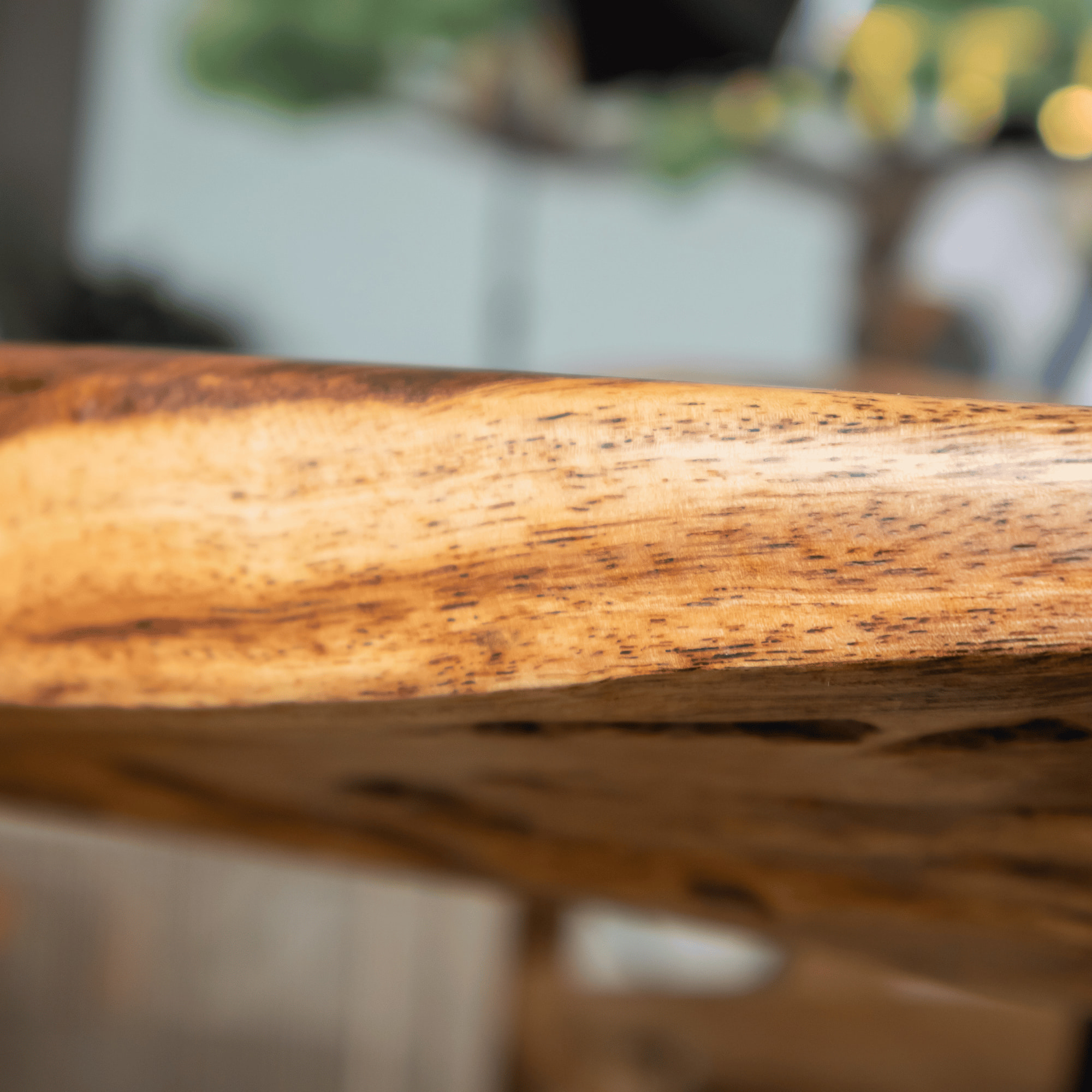 COMEDOR REDONDO SAMÁN CON BASE METÁLICA CÓNICA - Imagen 5