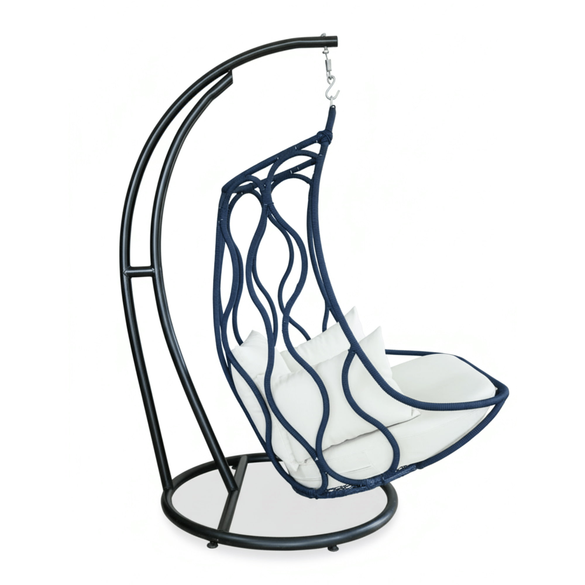 COLUMPIO OLA TEJIDO NAILON AZUL CON COJINERÍA - Imagen 2