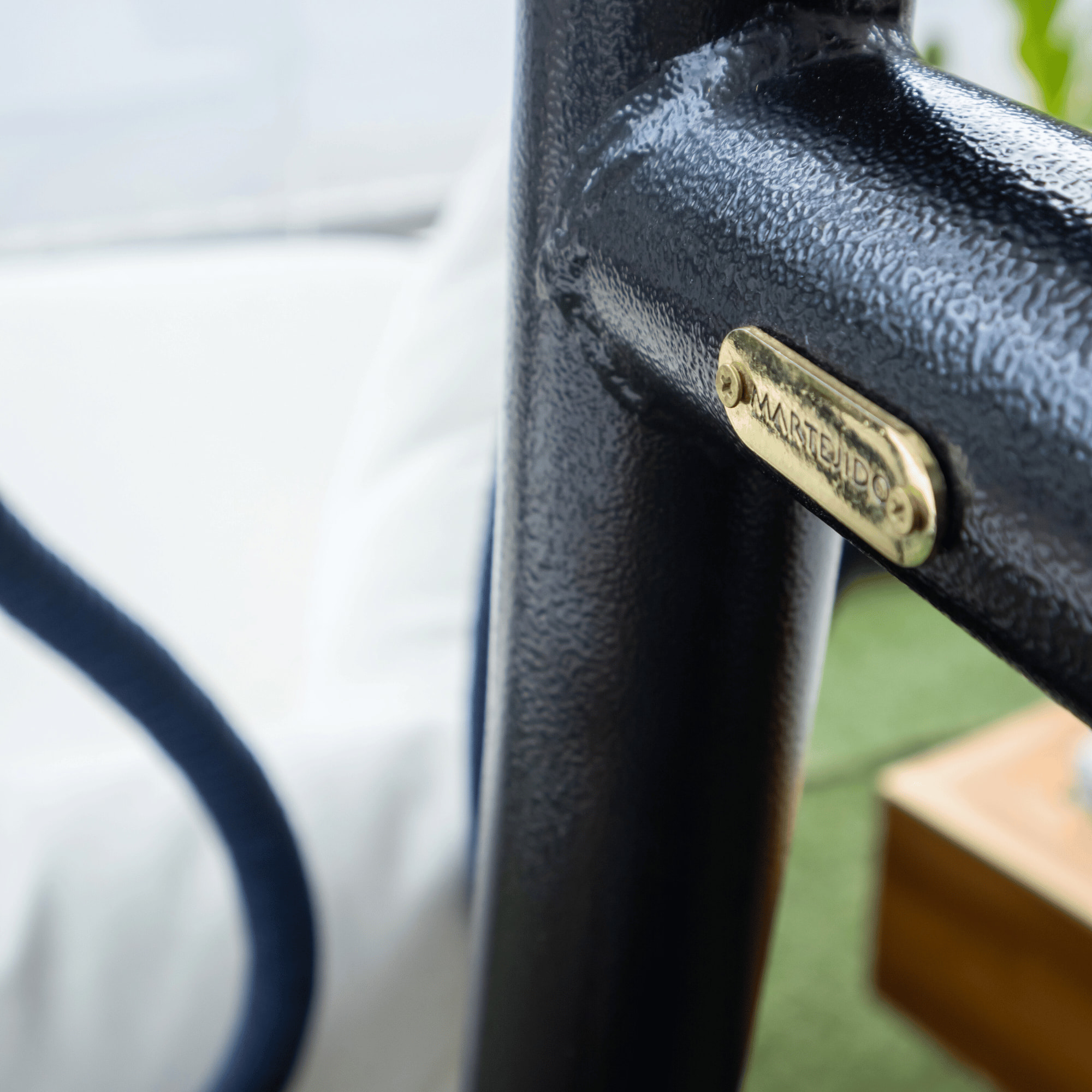 COLUMPIO OLA TEJIDO NAILON AZUL CON COJINERÍA - Imagen 5