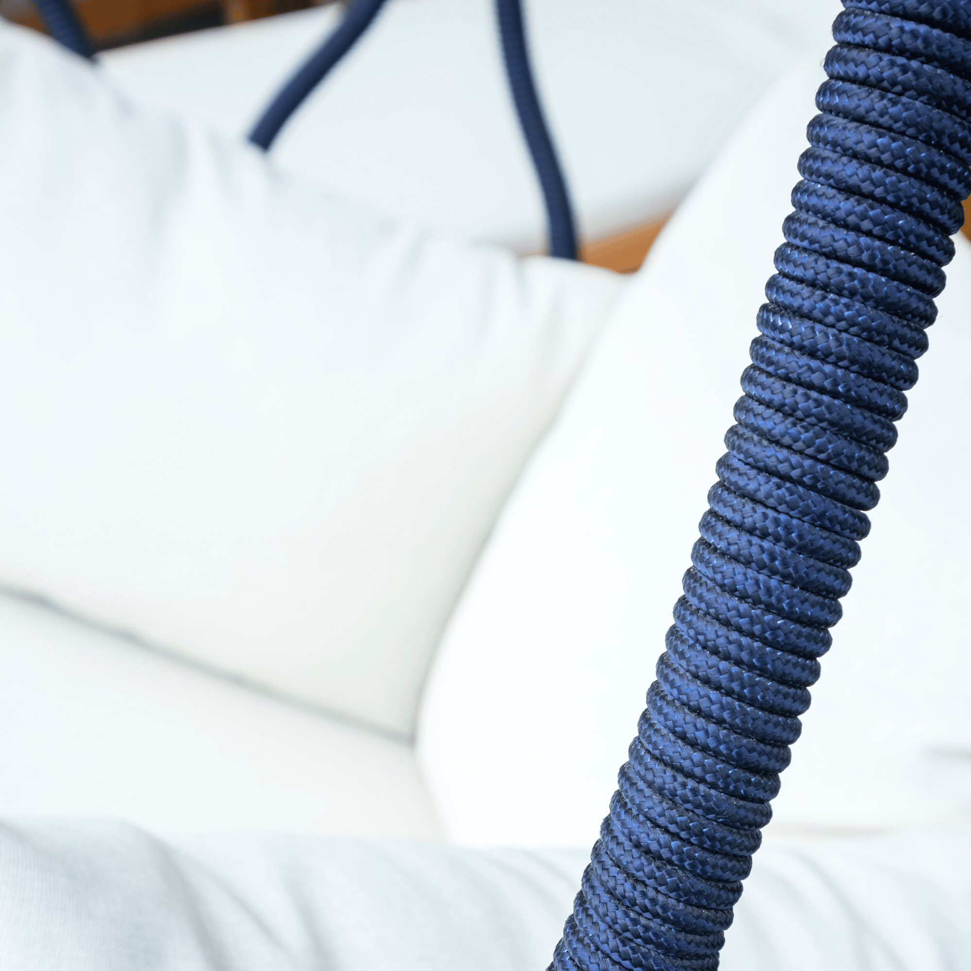 COLUMPIO OLA TEJIDO NAILON AZUL CON COJINERÍA - Imagen 6