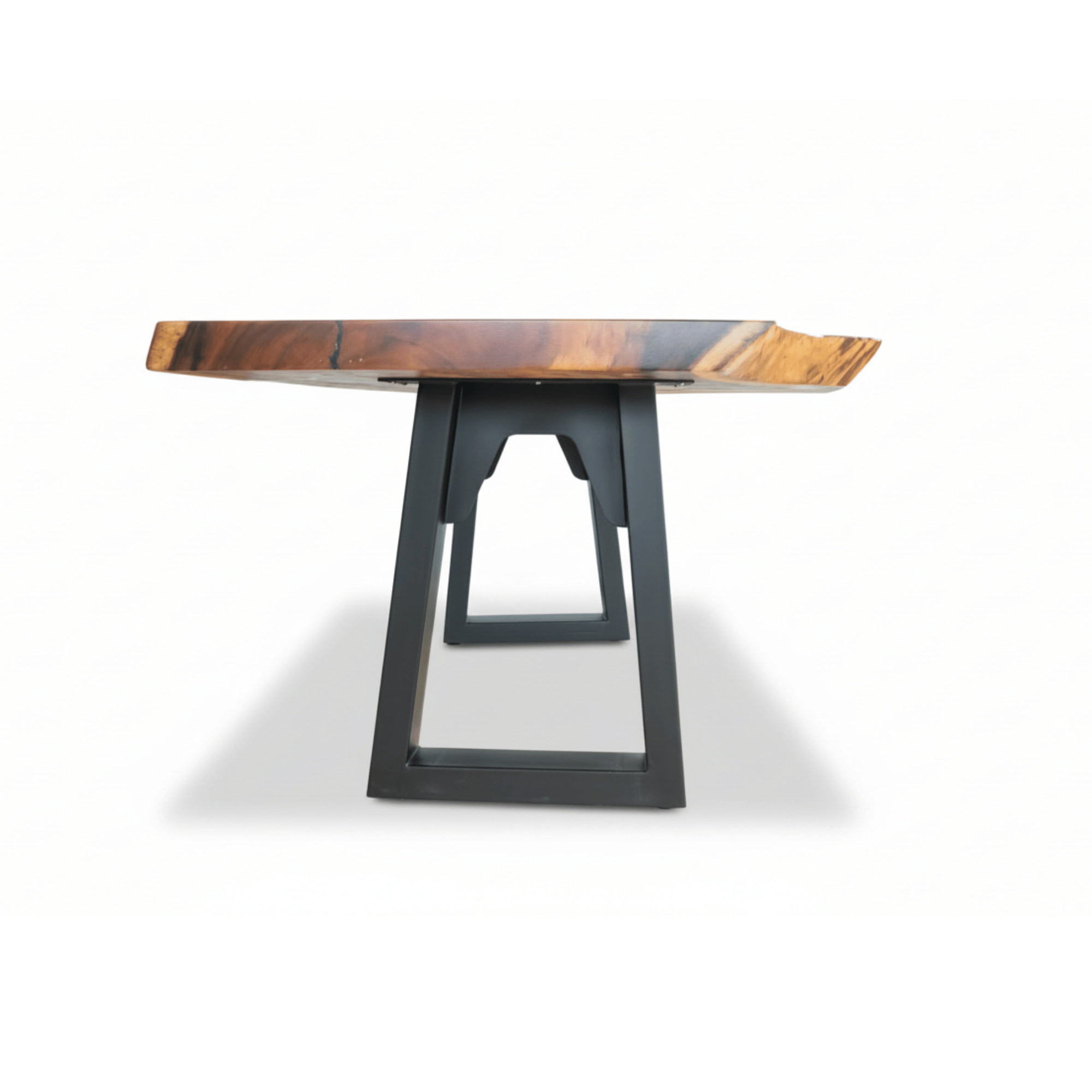 COMEDOR DE MADERA SAMÁN CON BASE METÁLICA - Imagen 4